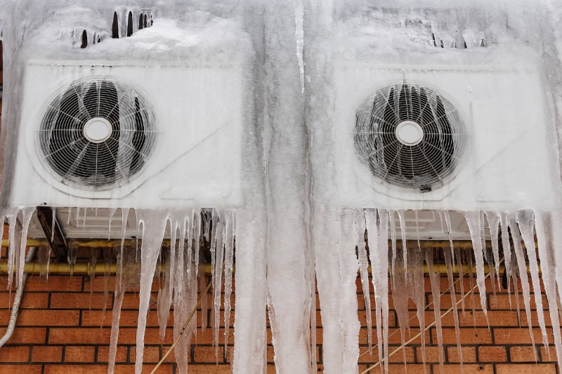 Why Air Conditioners Freeze Up. Frozen AC unots.