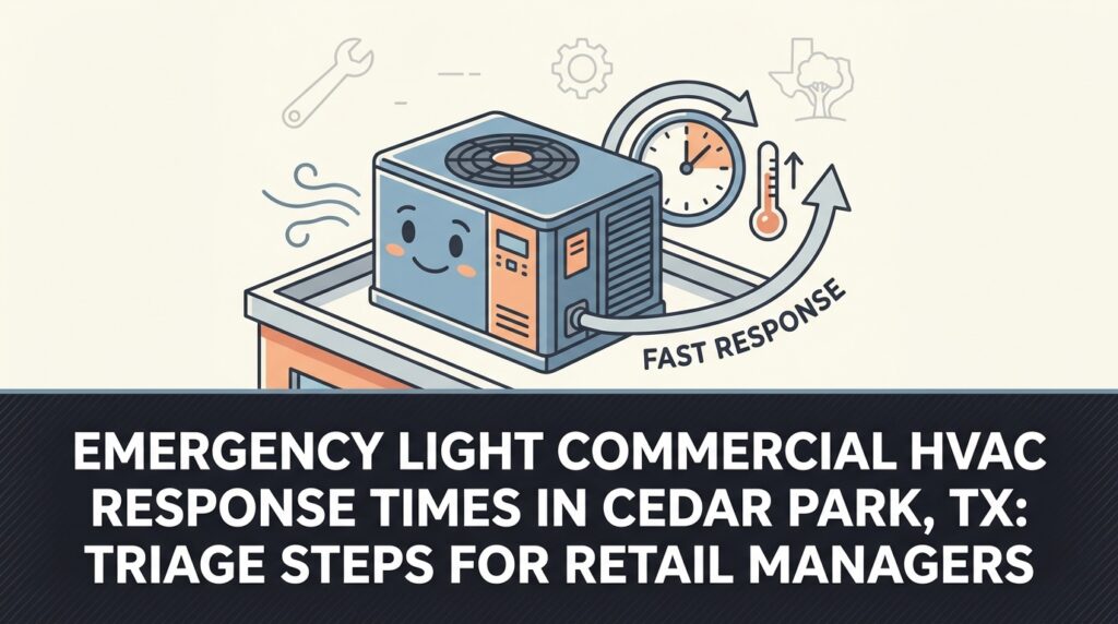 Emergency Light Commercial HVAC Response Times in Cedar Park, TX: Triage Steps for Retail Managers — featured image