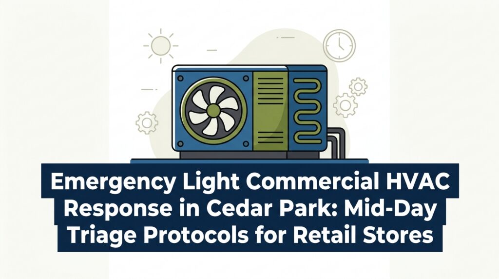 Emergency Light Commercial HVAC Response in Cedar Park: Mid-Day Triage Protocols for Retail Stores — featured image