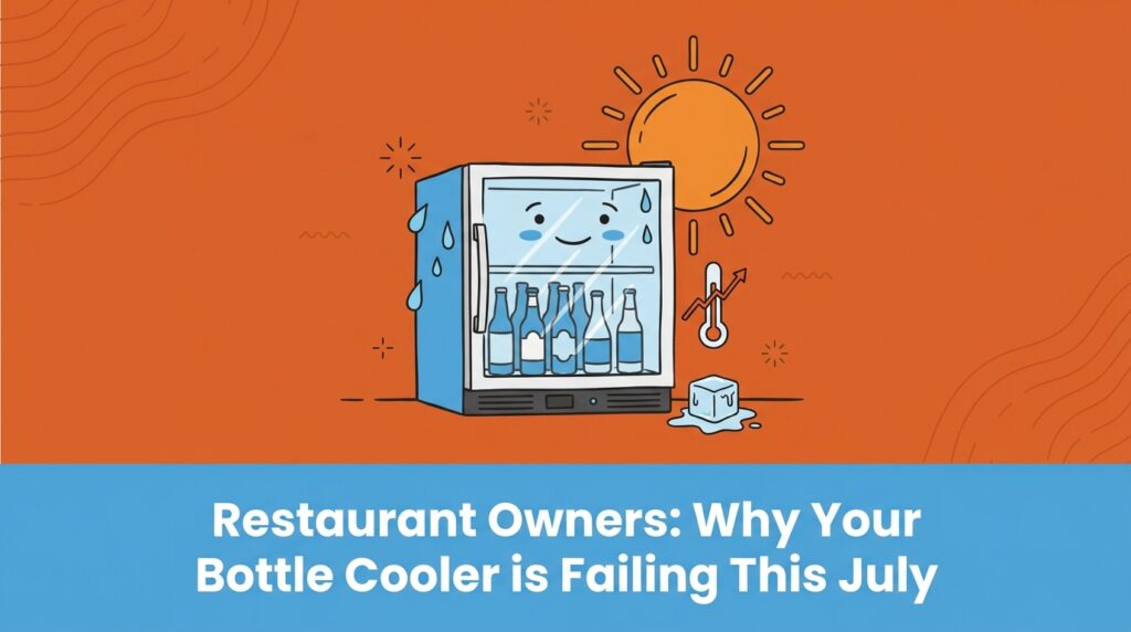 Restaurant Owners: Why Your Bottle Cooler is Failing This July — featured image