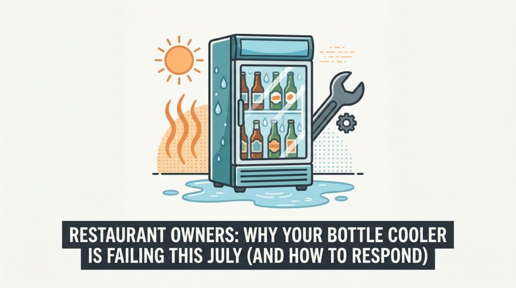 Restaurant Owners: Why Your Bottle Cooler is Failing This July (And How to Respond) — featured image