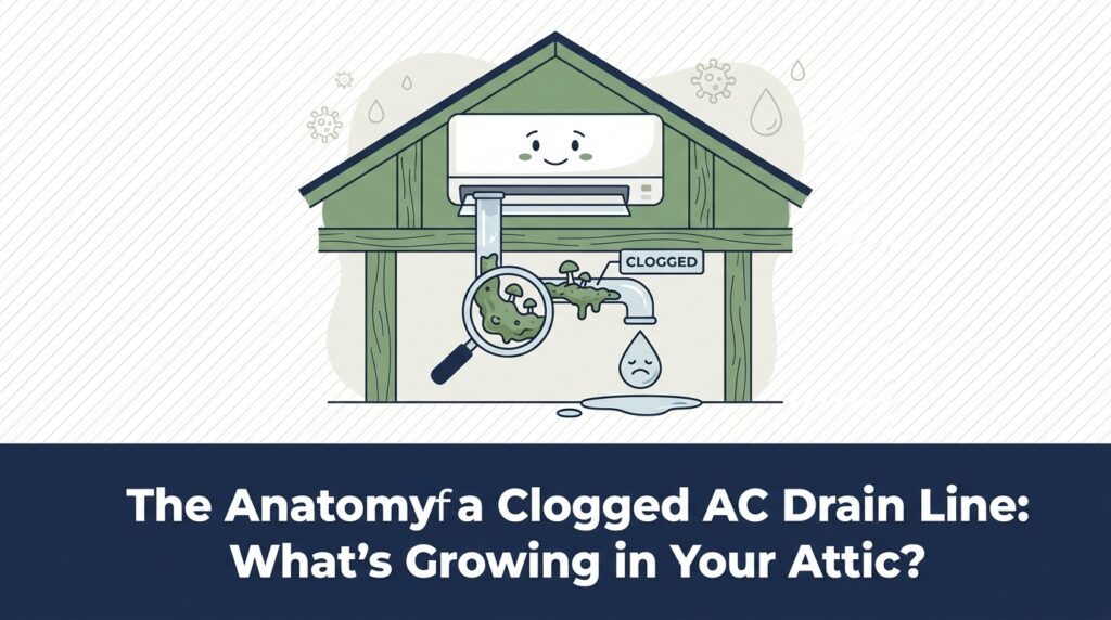 The Anatomy of a Clogged AC Drain Line: What's Growing in Your Attic? — featured image